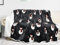Catalonia Sherpa Decke Flauschige Decke, Dual Microplush Superweiche Fleecedecke Micro Mink Fleece Plüsch Couch Warme Decke Wendbare Bettdecke TV Decke, 150x200CM, Schneemann