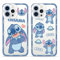2 Pack Cute Cartoon Cases for iPhone 12 Pro Case 6.1,Kawaii Character Anime Girly Stitch Phone Case for Women Girls Boys Kids,Funny Clear Soft TPU Cover Shockproof Protective Funda for iPhone 12 Pro