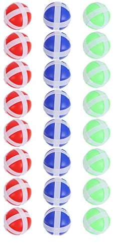 Toyvian 72 STK Klebriges Ballspielzeug Sucker-Darts-Spiel Sticky Ball Deckenspiel Spielzeug Für Dartscheiben Bälle Werfen Decke Klebriges Ballspiel Ziel Kind PVC