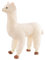 CULASIGN Alpaka Kuscheltier, Groß Stehend Realistisch Alpaka Plüschtier Plüsch gefüllt Alpaka Puppe Spielzeug (Weiß,38cm)