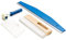 Colorus Tapezier Set 4 tlg | Tapezierset Schneidelineal Tapezierbürste Andrückwalze Andrückspachtel | Tapeten Set Tapezierwerkzeug Tapezierzubehör | Malerbedarf Malerzubehör