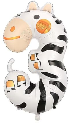 Vthoviwa 40 Zoll/18 Farbens Luftballon Zahlen 3 Tier, Luftballon 3. Geburtstag Foil Ballon, 0123456789,10-19,20-25,30,40,50,60,70,80,90, Folienballon 3 Party Dekoration Helium Unterstützen