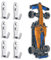 XGREPACK Goods Wall Mount Hook for Lego Technic McLaren Formula 1 (42141 Wall Hook)