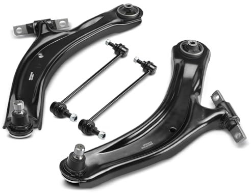 Frankberg 4x Querlenker Koppelstange Vorne Kompatibel mit Qashqai +2 I J10 JJ10E NJ10 1.5L-2.0L 2007-2014 X-Trail T31 2.0L 2.5L 2007-2013 Koleos I HY 2.0L 2.5L 2008-2024 Replace# 54501JG000