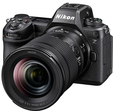 Nikon Hybride Z6III + Z 24-120mm f/4 S, Plein Format 24,5 MP, vidéo 6K, jusqu'à 120 i/s, écran Tactile et orientable