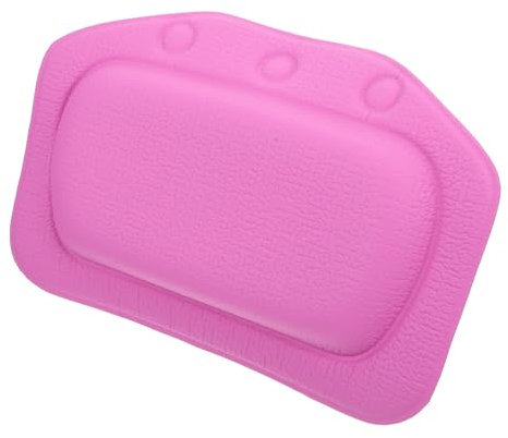 Beatifufu 1Stk Badezimmerkissen Bad Kopfkissen Wannenhals Badezubehör aufblasbare Wanne Badekopf Spa Bathtub Pillow badewannenkissen Badekissen für den Haushalt Badewannenzubehör PVC Violett