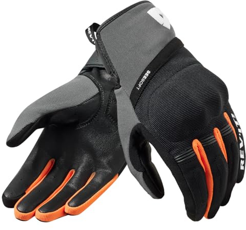REV'IT! Revit Mosca 2 Motorrad Handschuhe, schwarz/orange, 2XL