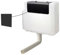 Nes Home Concealed Cistern Dual Flush Front Access Square Button Matte Black