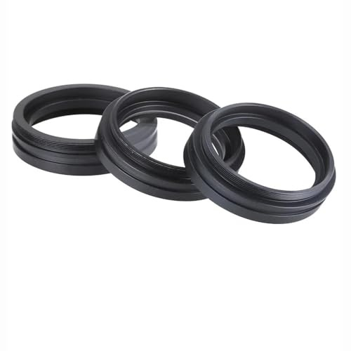 Microscope Observation Microscope objective adapter ring M48 to M48 M48 to M42 M52 to M48 Microscope Barlow Objective Adapter Ring Lens 0.75 Thread for SZM SZ Stereo Microscope(M48 to M48)