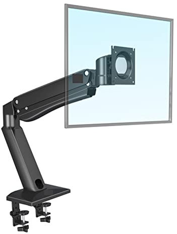 Monitor Arm, Gas Spring 24-42 Inch LED LCD TV Mount Full Motion Monitor Holder Arm Load 2-15kgs 75/100mm Monitor Desk Stand Mount,Increased Load Capacity