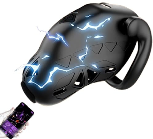 Elektroschock Keuschheitsgerät APP Smart Elektroschockkäfig Peniskäfig Mit Zeitpunkt, Positionierung, ElektroschockFunktion Wireless Chastity Cage Male BDSM Fetisch Bondage Keuschheit Sex Spielzeug