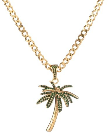 Collier for femme, collier palmier for femme, collier en argent sterling 925, collier de plage, palmier tropical, cocotier, pendentif palmier, vocation de plage hawaïenne, colliers palmiers for femmes