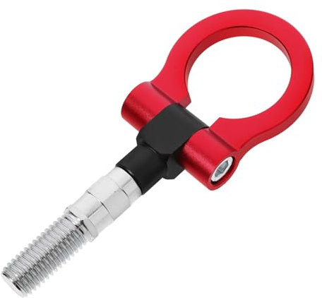 TOPBATHY gancio di traino ganci per auto ganci per rimorchio Gancio in metallo gancio traino in metallo ganci traino per camion gancio traino auto Accessori per auto acciaio rosso