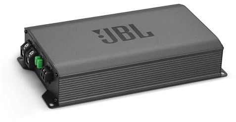 JBL Stage GT 50011 1 Kanal Subwoofer Autoradio Verstärker 1220W Max Class-D Mono Hochleistung Mono Endstufe Auto von Harman Kardon mit Kräftigem Bass EQ mit Tiefpassfilter und Fernbedienung