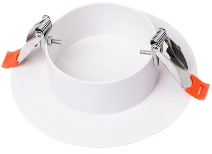 JISADER Placa de Cubierta de Techo, Tapa Decorativa, Panel de Acceso con Hebilla para Aberturas de Techo, Montaje en Pared Resistente, Tapa de Orificio de Pared Redonda, de Orificio de Luz