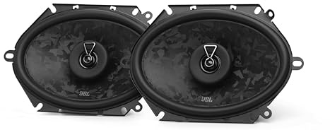 JBL Stage3 Gen2 868F 6x8 Zoll 152x203mm Koaxial Lautsprecher Auto Upgrade | 70W RMS / 560W Peak, 91dB, 4 Ohm Impedanz, 50Hz-20kHz Frequenzgang,, PEI Hochtöner, ohne Gitter, laser-geätztes Cone-Design