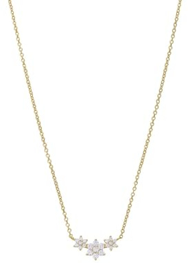 Lucardi - Damen Silberne Damenkette mitAnhänger - Halskette - 925 Silber - Witgoud - 45 cm - Nickelfrei