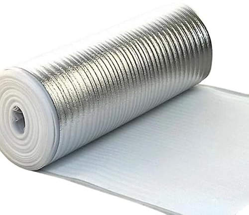 Flooring Supplier UK 3mm Silver Foil Wood & Laminate Flooring Underlay 20m² Roll | Damp Proof Membrane Underlayment | Acoustic & Thermal Insulation | for Laminate, Wood, SPC & LVT Click Flooring