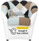 Totò Piccinni Poltrona POZZETTO Patchwork Imbottita Artigianale in Ecopelle Design Made in Italy (Elegant Personalizzato)