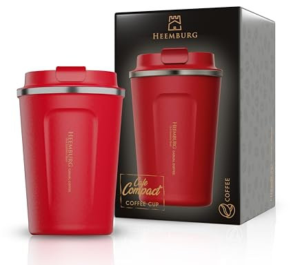 Tazza termica da viaggio per caffè | Coppa a Doppia Parete isolata thermos | acciaio inox BPA-Free | tazzina da tè | tazza da caffè riutilizzabile.