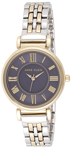 Anne Klein Women's Bracelet Watch, Two Tone/Navy Blue