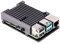 ZkeeShop Aluminum Case Alloy Armor with Cooling Heatsink Dual Fan Compatible for Raspberry Pi 4 Model B (Not Include Raspberry Pi Board) (Gray Without fan)