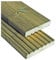 Terrassendielen geriffelt 27 x 145 mm x Länge 40 cm Kiefer imprägniert Dielen Bretter