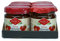 Surtido de Mermeladas con 6 Unidades de 90gr Cada - Mermelada de Fresa 90gr 2 Unidades Mermelada de Higo 90gr 2 Unidades Mermelada de Melocotón 90gr 2 Unidades