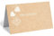 50 edle Premium-Tischkarten -18 Motive zur Auswahl - Platzkarten 300mg - 5,5 x 8,5cm (eine Seite) - Namenskarten Namensschilder für Hochzeit Feier Taufe Kommunion (Blumenmotiv)