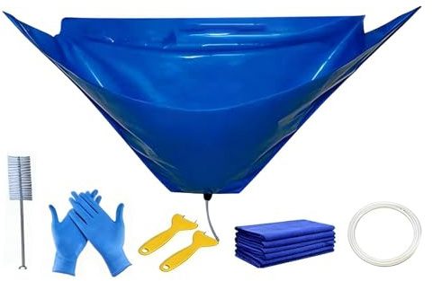 Air Conditioner Cleaning Kit | Split Air Conditioner Cleaning | Wall Mounted Air Conditioning Dust Washing Cleaning Kit with Water Pipe, Air Conditioner Service Bag