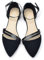 Dernolsea Women's Ballet Pumps Pointed Toe Ankle Strap Evening Party Dress Flats Slip On Flat Dolly Ballerina Shoes Black Size 4