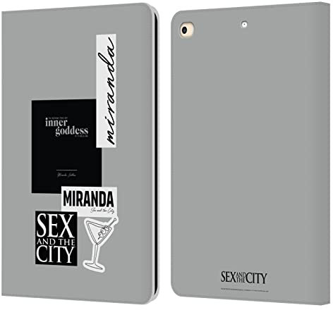 Head Case Designs Offizielle Sex and The City: Television Series Innere Göttin Miranda Charaktere Leder-Wallet-Hülle Kompatibel mit Apple iPad 9.7 2017 / iPad 9.7 2018