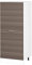 Vicco Hochschrank R-Line, Küchenkommode, Edelgrau, 60 cm