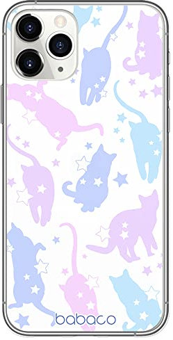 Babaco ERT GROUP mobile phone case for Iphone 11 PRO MAX original and officially Licensed pattern Cats 016 optimally adapted to the shape of the mobile phone, case made of TPU