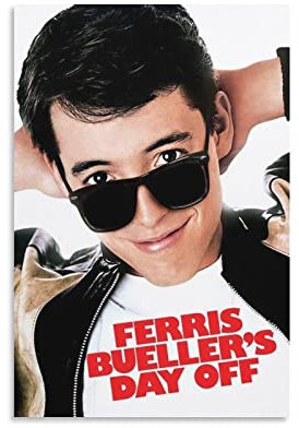 Ferris Bueller's Day Off Old Movie Poster 90er Jahre Klassischer Bilddruck Wandkunst Poster Gemälde Leinwand Poster Kunstwerke Raum Ästhetik 30 x 45 cm