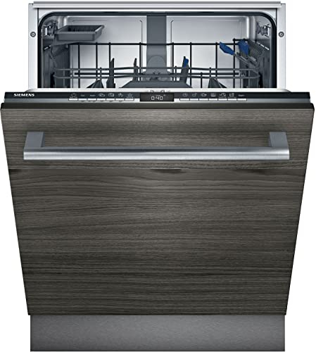 Siemens SX65YX01BE XXL-Geschirrspüler iQ500, vollintegrierte Spülmaschine mit Besteckkorb, 60 cm, varioSpeed Plus, flexComfort Körbe, glassZone, infoLight