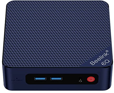 Beelink Mini PC EQ14, Intel Twin Lake-N150 Processor (up to 3.6GHz), Office Mini Computer 16GB DDR4 500GB SSD Windows 11 Home, Dual 2.5G LAN/Dual HDMI/WiFi 6/BT5.2