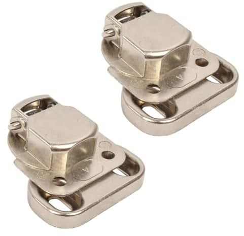 2x Integrated Washing Machine Cupboard Door Hinge For Hoover Genuine 92784297