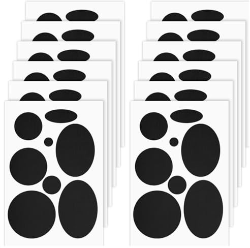 Flintronic12PCS-Black Dot-Down Jacke Zelt Regenschirm Reparaturzuschuss