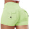 STARBILD Damen Sport Shorts Cargo Scrunch Butt, High Waist Leggings Kurze Push Up, Sommer Workout Hotpants für Gym Fitness Yoga, Cargo - Grün S