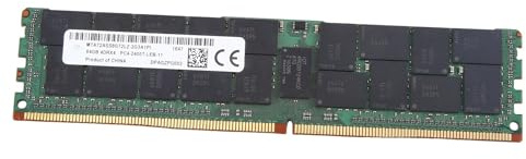 GYSURYB 1 PCS Pièces Accessoires pour MT 64 Go DDR4 Serveur RAM Mémoire 2400Mhz PC4-19200 288PIN 4DRx4 RECC Mémoire RAM 1.2V REG ECC RAM
