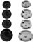 FYOBOT de Quemador Universal, Tapa de Llama, Horno, Cocina, Encimera de Gas para, Tapa de Quemador de Llama, Que Se Adapta A Todos los ?Os C¨®Ncavos