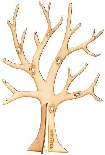 LockMountain miniTree - gelaserter Baum, Echtholz, Dekobaum, Schmuckbaum, Hochzeitsgeschenk, Mini 3D-Baum, 19 cm x 26 cm, Pappelsperrholz, selbststehend