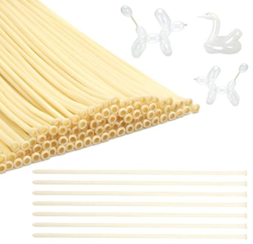 Yamobi 50 unidades 260 globos transparentes para modelar, globos largos para moldear, globos de animales, globos largos, globos largos para modelar, globos limpios y largos