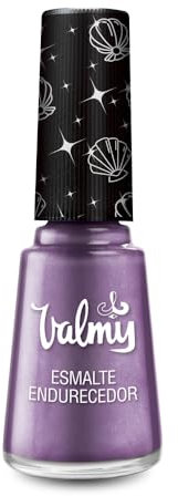 VALMY Esmalte de Uñas Secado Rápido, Brillo y Duración de Hasta 7 Días - Manicura Profesional 7 Free - Tonos Vinos y Morados - Efecto Perlado - 14 ml - Color #280 Purple (Efecto Perlado)