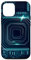 Carcasa para iPhone 12/12 Pro Placa base Microchip Circuito Negro TI Fondo de computadora
