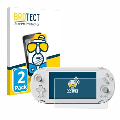 BROTECT Entspiegelungs-Schutzfolie für AYN Odin 2 Mini (2 Stück) Matte Displayschutz-Folie, Anti-Reflex, Anti-Fingerprint