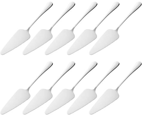 Spatule À Gâteau 10 Pièces, Coupe-Fromage En Acier Inoxydable, Spatule À Gâteau Avec Bord Dentelé, Spatule À Beurre De Cuisson, Spatule À Pizza, Adaptée À La Cuisine, Au Restaurant, À La Fête