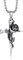 IOETSEUT Herren Halsketten Gothic Trendy Vintage Rose Kreuz Halskette Männer Frauen Hip Hop Schwert Anhänger Selbstverteidigung Amulett Gothic Punk Schmuck Geschenk das Geschenk