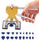 Kit estrattore per ammaccature auto, senza vernice, set di rimozione ammaccature per carrozzeria auto, con 18 linguette per colla, ventosa per auto, moto, riparazione ammaccature (come mostrato)